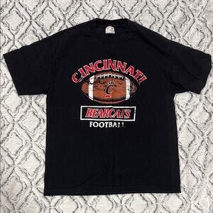 Cincinnati Bearcats Black Tee